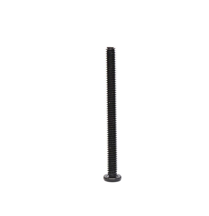 binifiMux 12pcs 1/4-20 x 2-1/2 Inch Black Hex Socket Cap Screws Bolts for Furniture Chair Table Desk Crib Bed, Full Thread - Image 3
